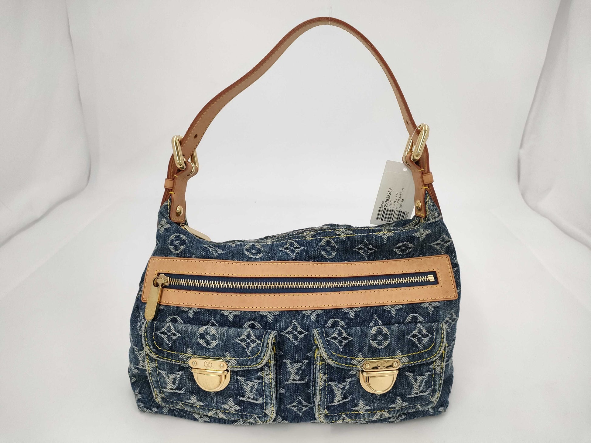 LOUIS VUITTON Monogram Denim Buggy PM Shoulder Bag