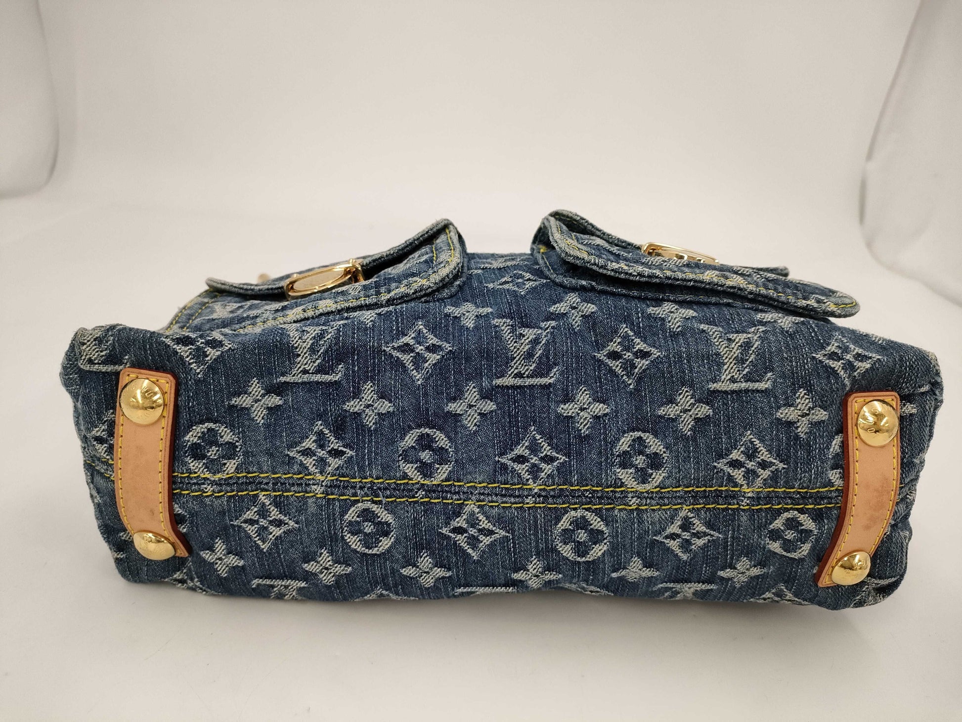 LOUIS VUITTON Monogram Denim Buggy PM Shoulder Bag