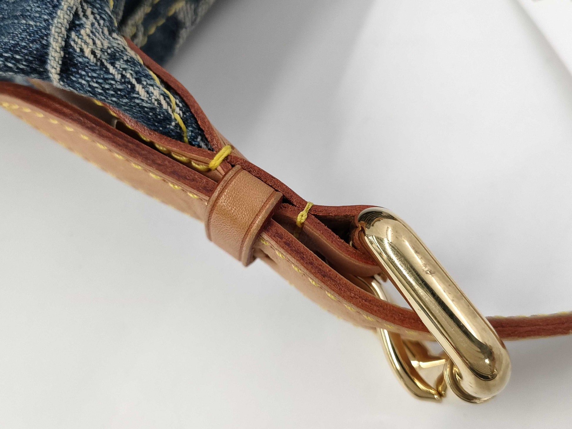 LOUIS VUITTON Monogram Denim Buggy PM Shoulder Bag
