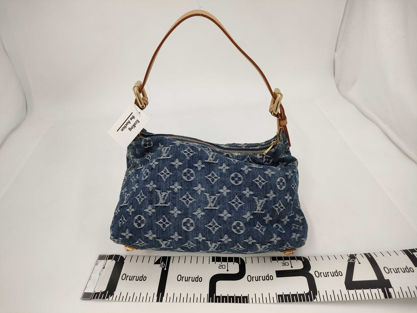 LOUIS VUITTON Monogram Denim Buggy PM Shoulder Bag