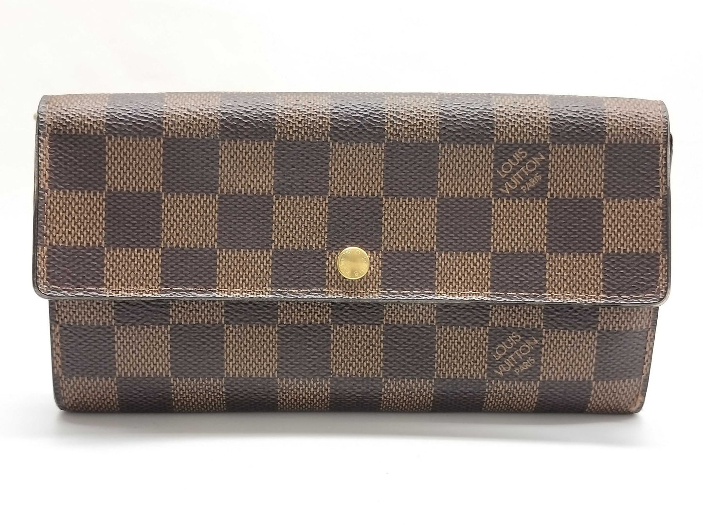 LOUIS VUITTON Damier Portefeuille Sarah Wallet