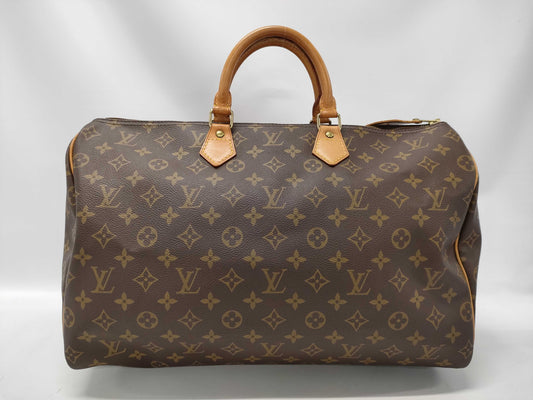 LOUIS VUITTON Monogram Speedy 40 Boston Bag