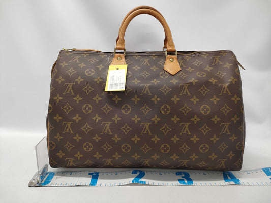 LOUIS VUITTON Monogram Speedy 40 Boston Bag