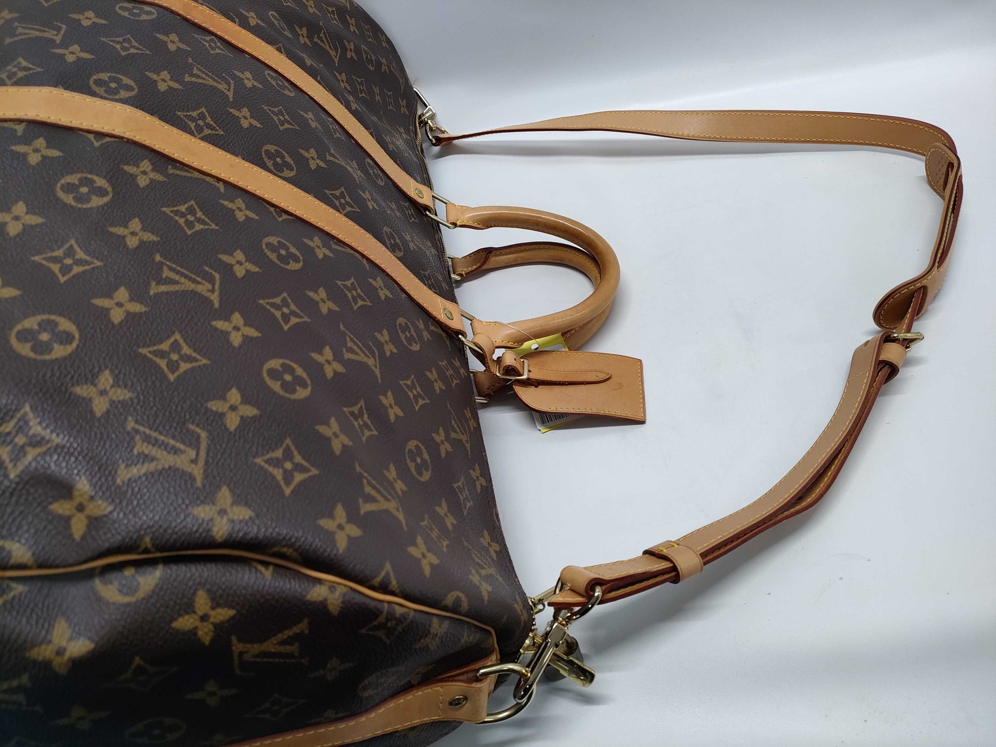 LOUIS VUITTON Monogram M41414 Keepall Bandouliere 55 Boston Bag