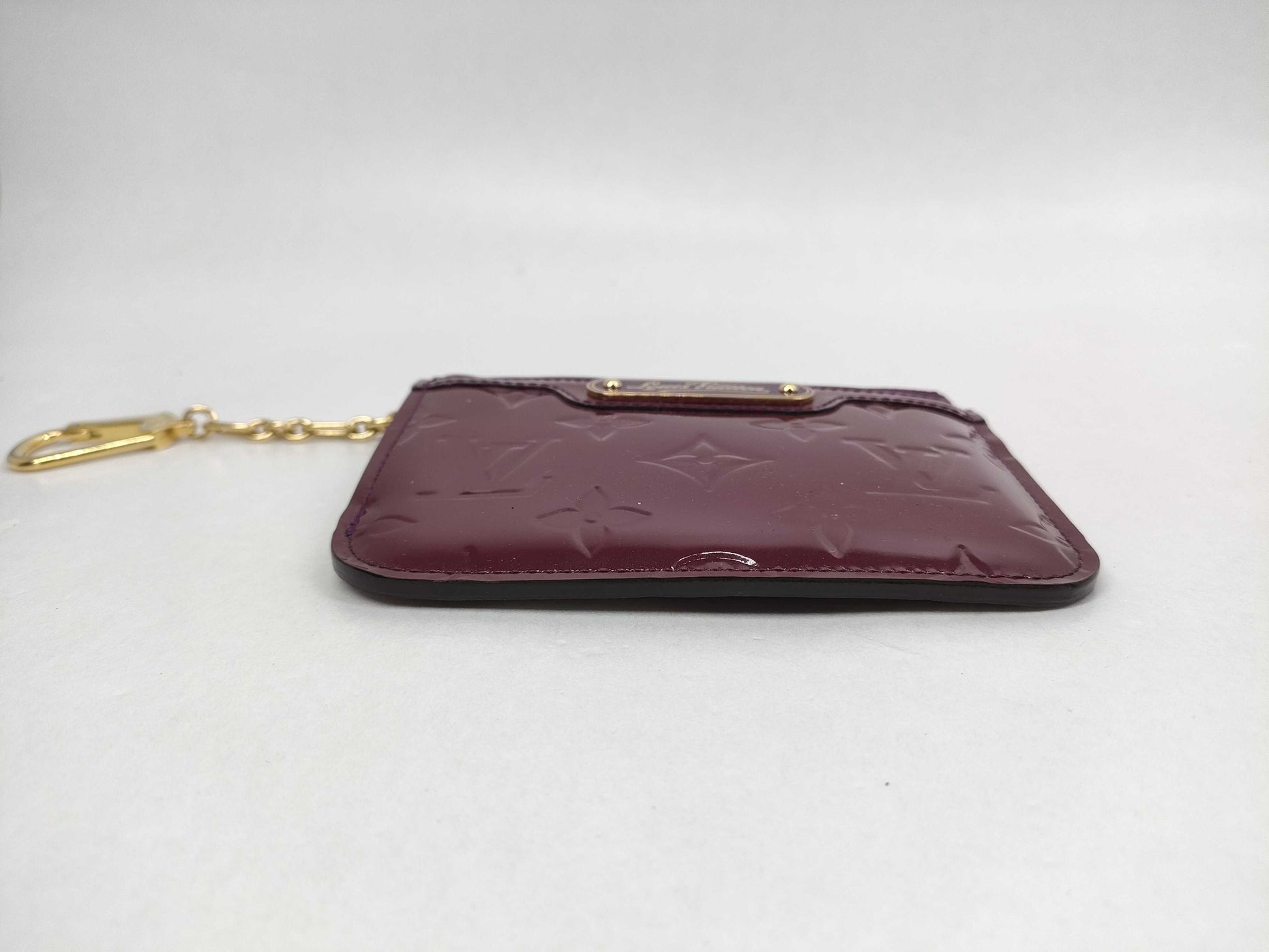 LOUIS VUITTON Vernis M93560/Vernis Pochette Cle Violette Coin Case