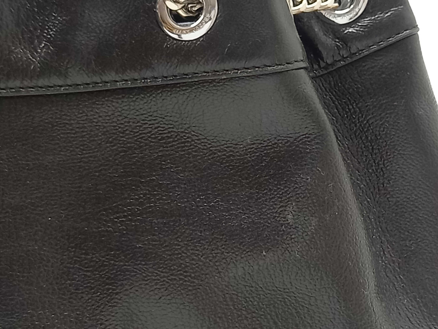 MARC JACOBS Chain Leather Tote Bag