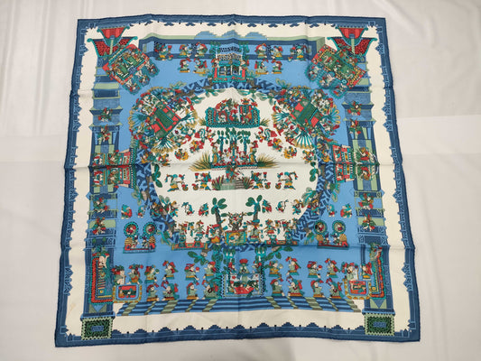 HERMES Carré Celestial Bodies and Sun Scarf