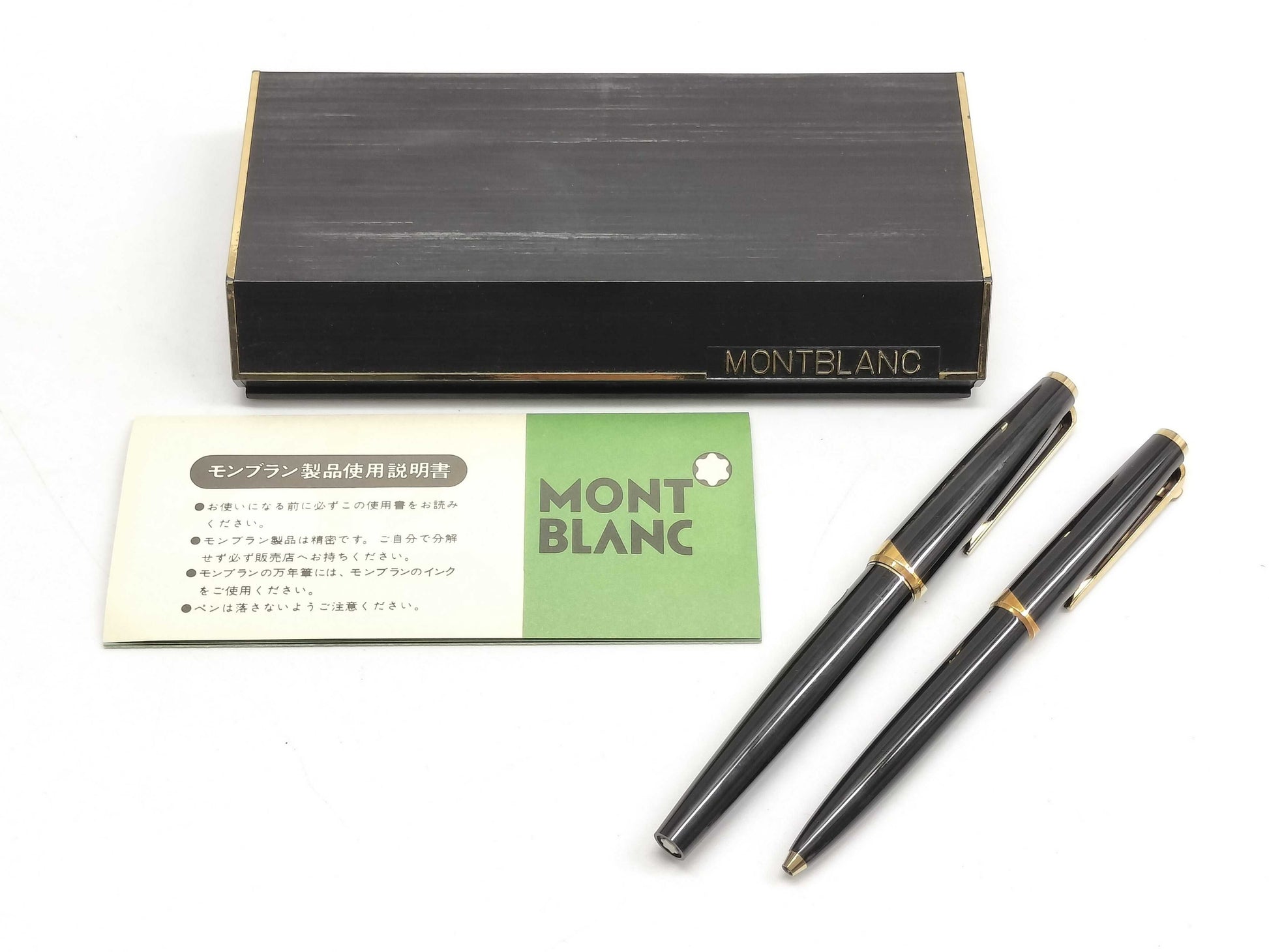 MONTBLANC Montblanc 121 nib 750 fountain pen/181 ballpoint pen