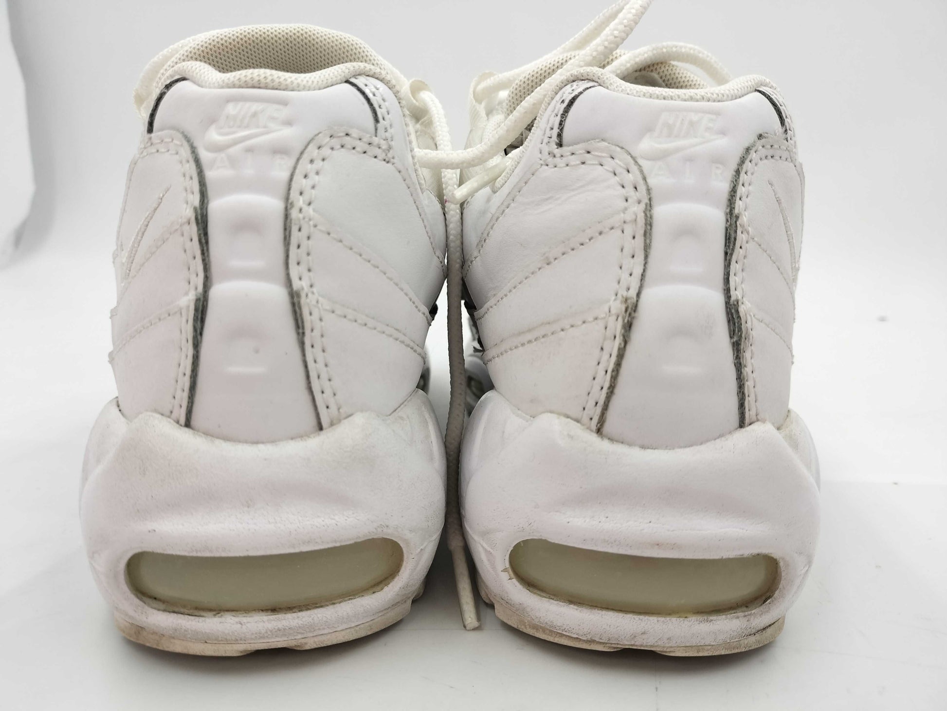 NIKE AIR MAX 95 24.0cm White 307960-108 Sneakers