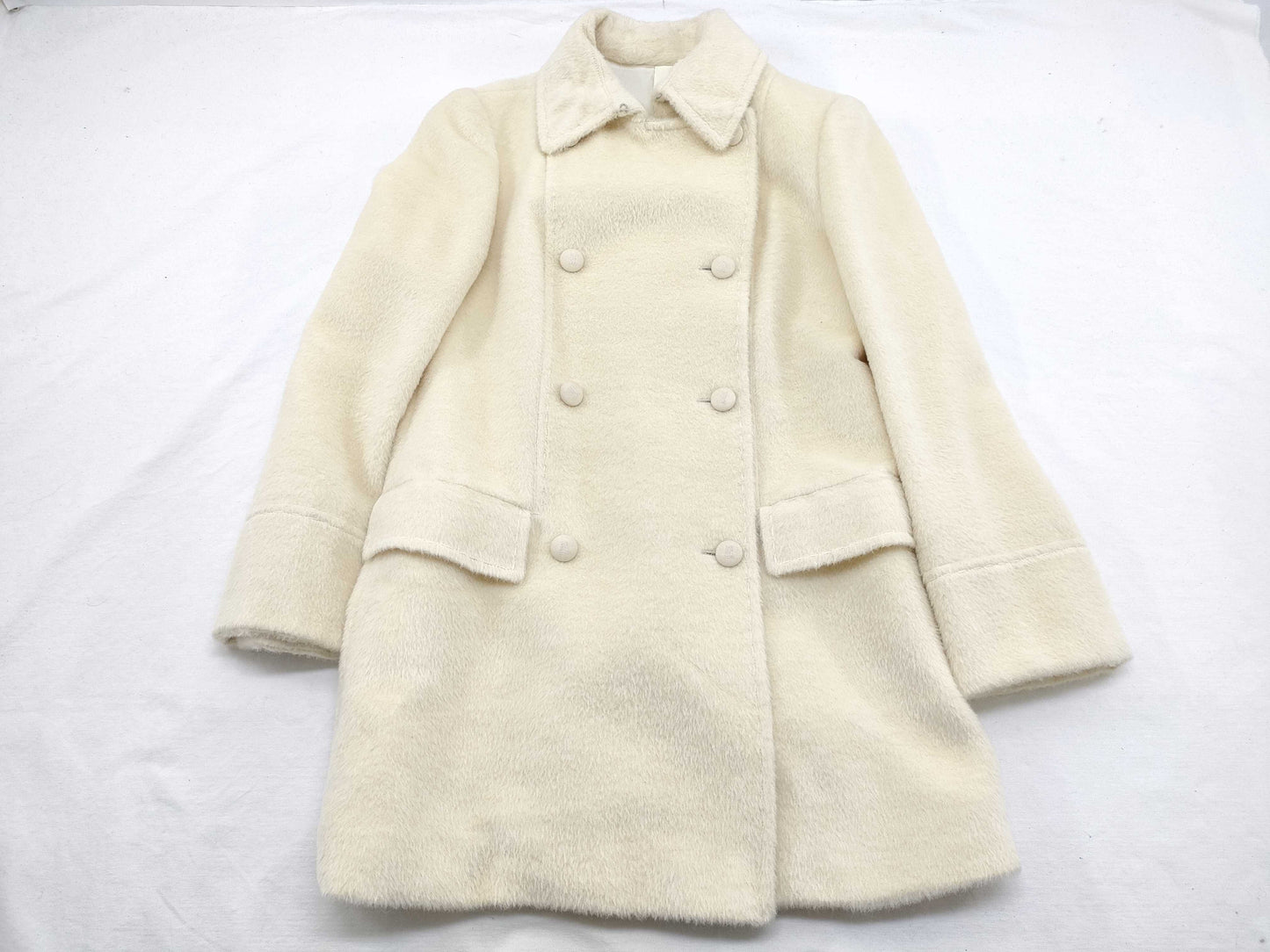 LANVIN Alpaca White Coat