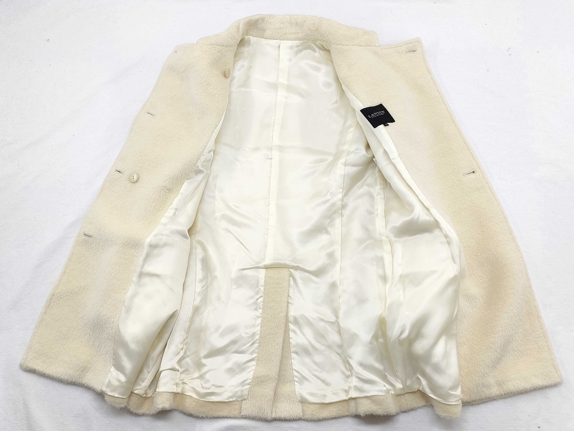 LANVIN Alpaca White Coat