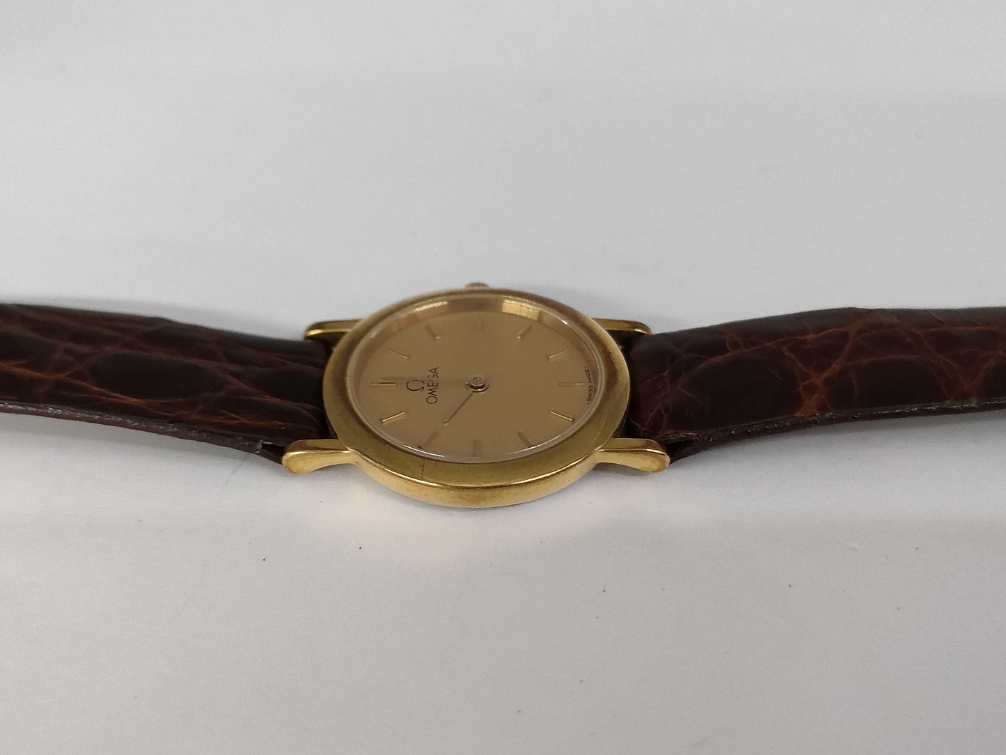 OMEGA Devil Leather Strap Women's Watch