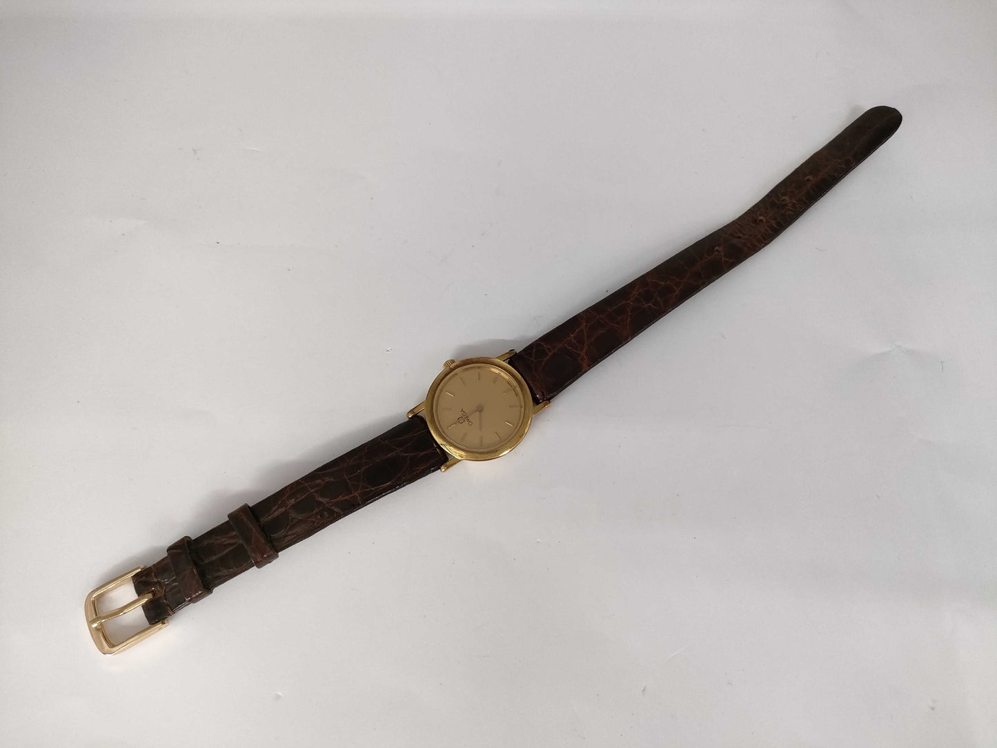 OMEGA Devil Leather Strap Women's Watch