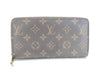 LOUIS VUITTON Monogram Zippy Wallet Round Wallet