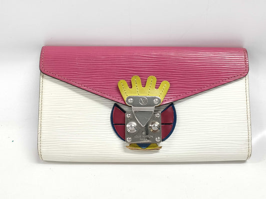 LOUIS VUITTON Epi Tribal Mask Sarah Wallet