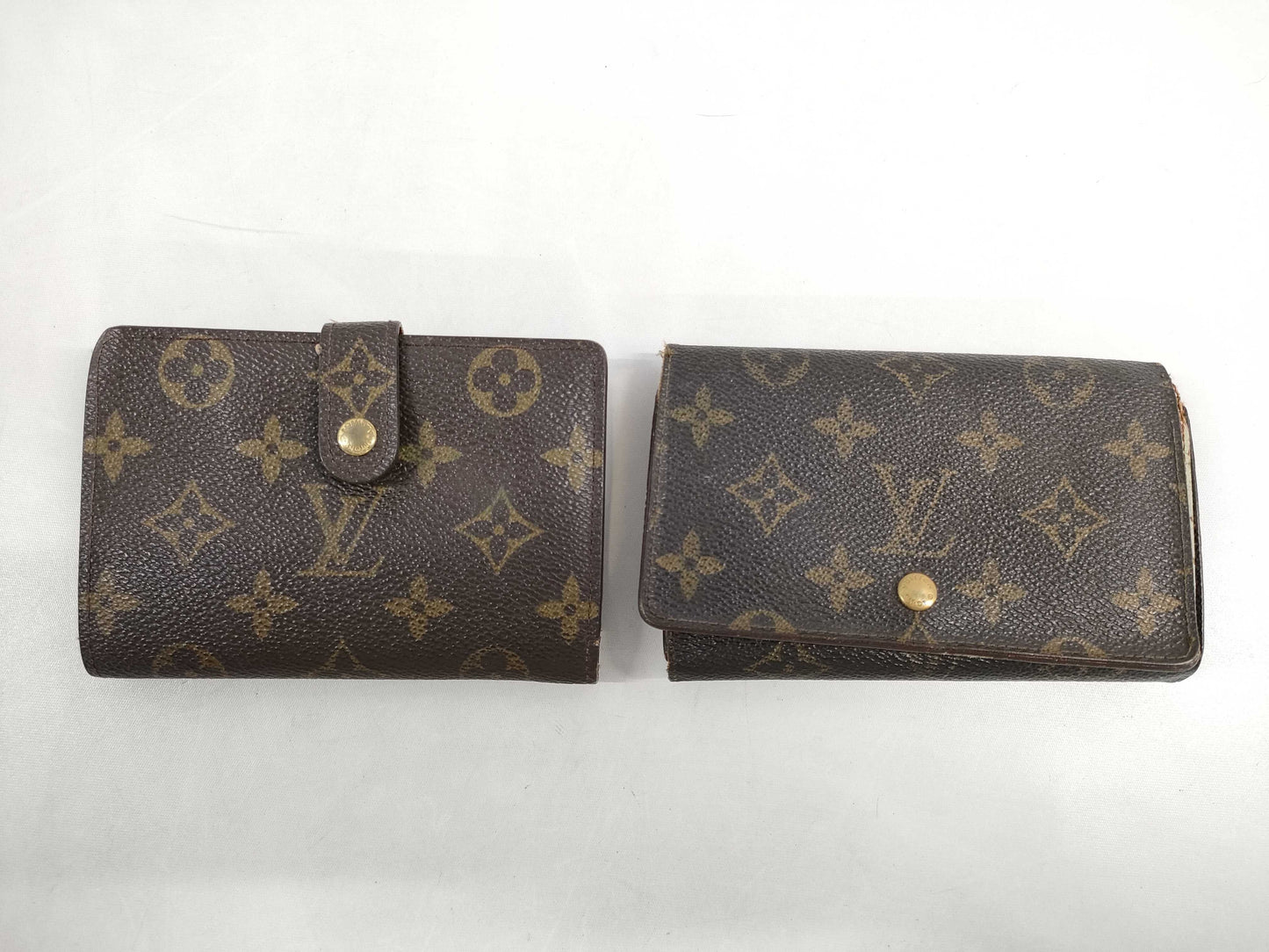 LOUIS VUITTON Monogram Viennois/Tri-fold Wallet 2-Piece Wallet