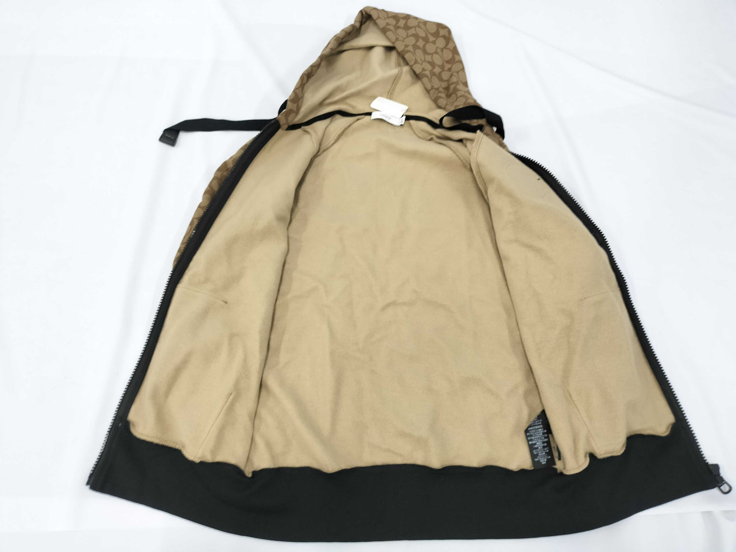 COACH Signature Zip Hoodie XS Size Tagged Top