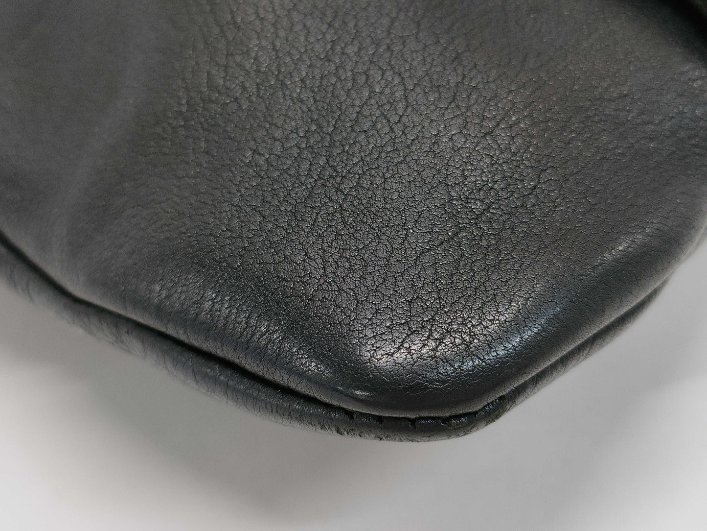 Yves Saint Laurent Leather Logo Shoulder Bag