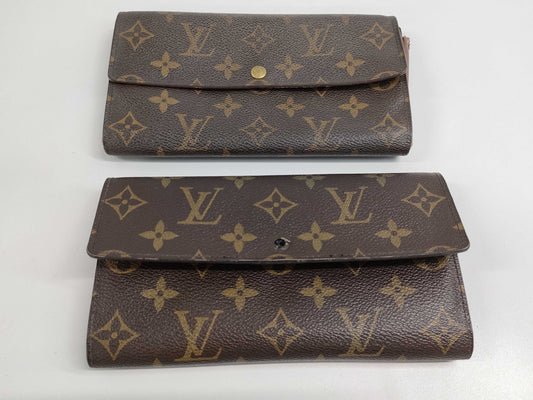 LOUIS VUITTON Monogram Portefeuille Sarah 2-piece Wallet