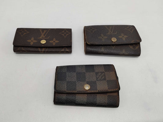LOUIS VUITTON 3-piece key case key case key holder