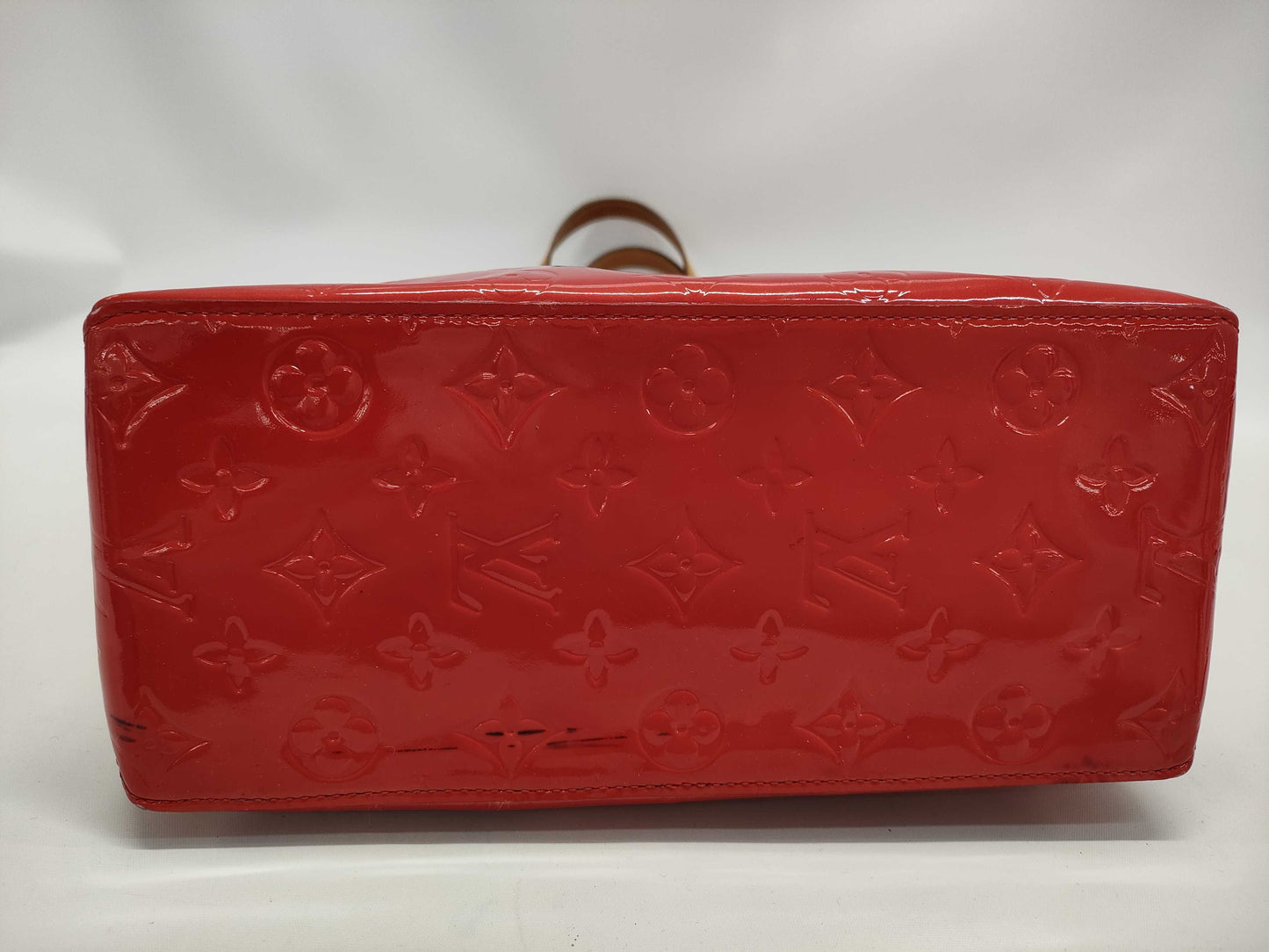 LOUIS VUITTON Vernis Reed MM M91143 Handbag