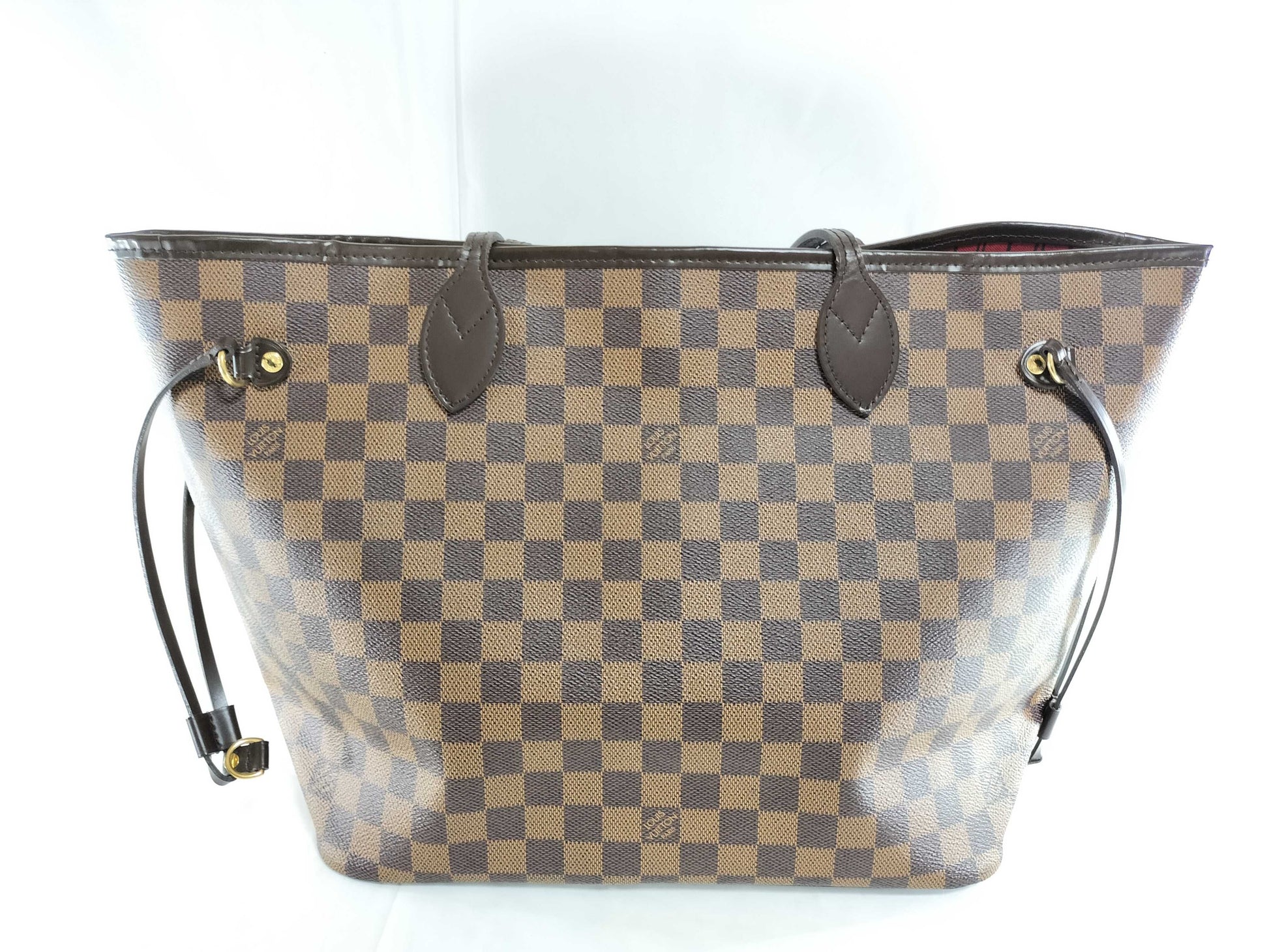 LOUIS VUITTON Damier N51105 Neverfull MM Tote Bag