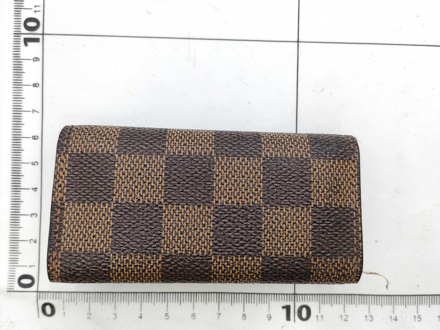 LOUIS VUITTON Damier N62631 Murticre 4 Keycase & Keychain