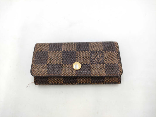 LOUIS VUITTON Damier N62631 Murticre 4 Keycase & Keychain
