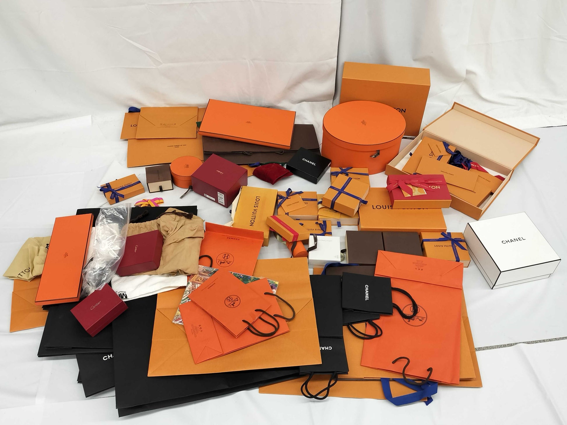 Hermes * Louis Vuitton * Chanel etc. Box Set Brand Empty Box Bundle Brand Empty Box Bundle