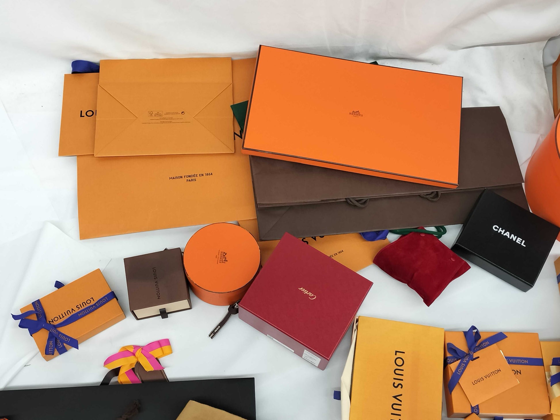 Hermes * Louis Vuitton * Chanel etc. Box Set Brand Empty Box Bundle Brand Empty Box Bundle