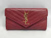 SAINT LAURENT Long Wallet Red Wallet