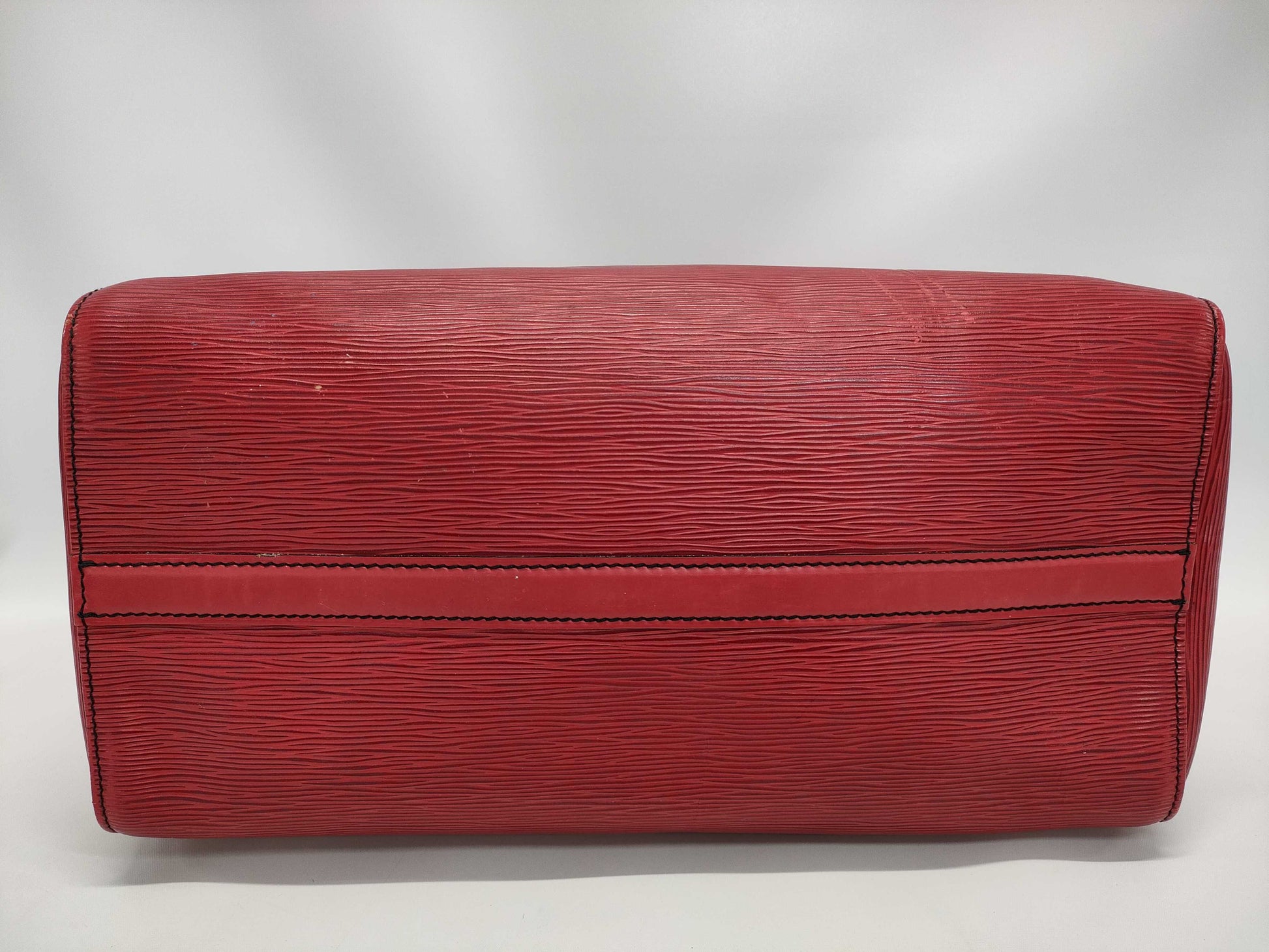 LOUIS VUITTON Epi Speedy Zipper Partial Attachment Handbag