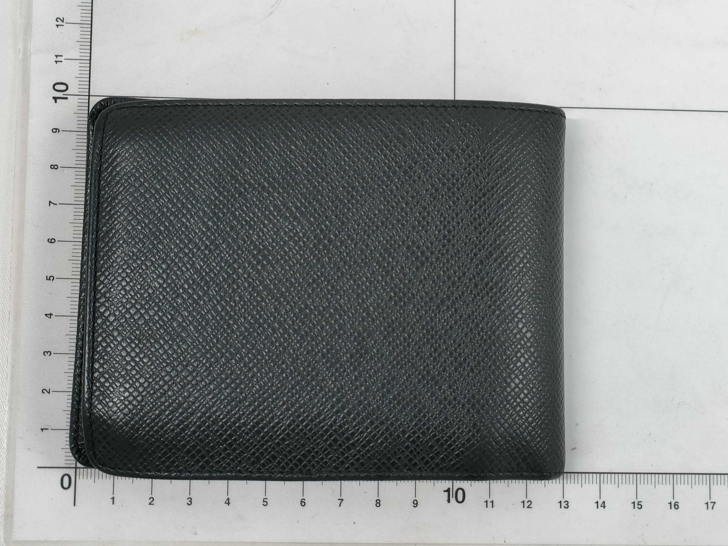 LOUIS VUITTON Taiga Taiga Bi-Fold Wallet with Initials Wallet