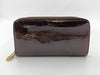 LOUIS VUITTON Vernis M93522 Zippy Wallet Amaranth