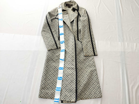 LOUIS VUITTON Monogram Mini All-Over Print Trench Coat