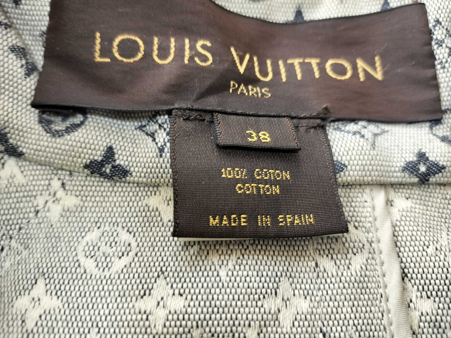 LOUIS VUITTON Monogram Mini All-Over Print Trench Coat