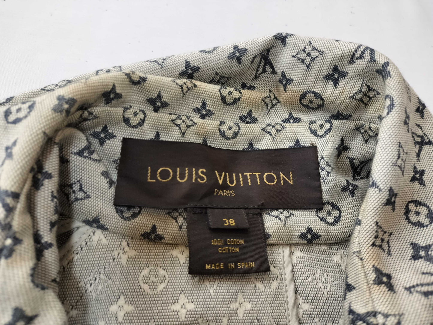 LOUIS VUITTON Monogram Mini All-Over Print Trench Coat