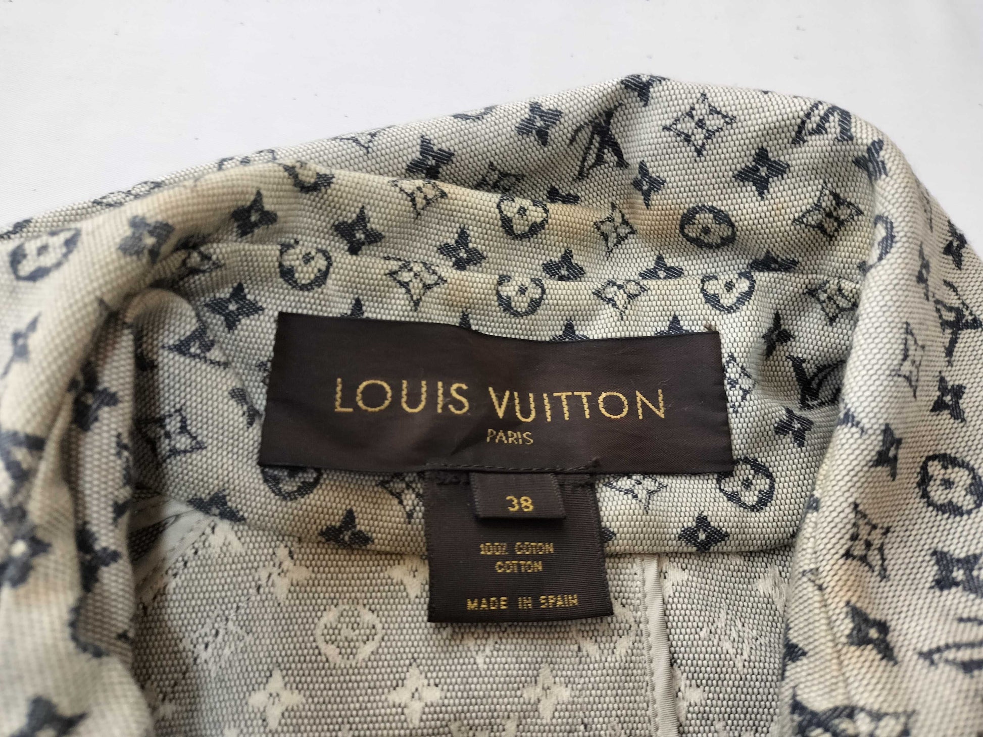 LOUIS VUITTON Monogram Mini All-Over Print Trench Coat