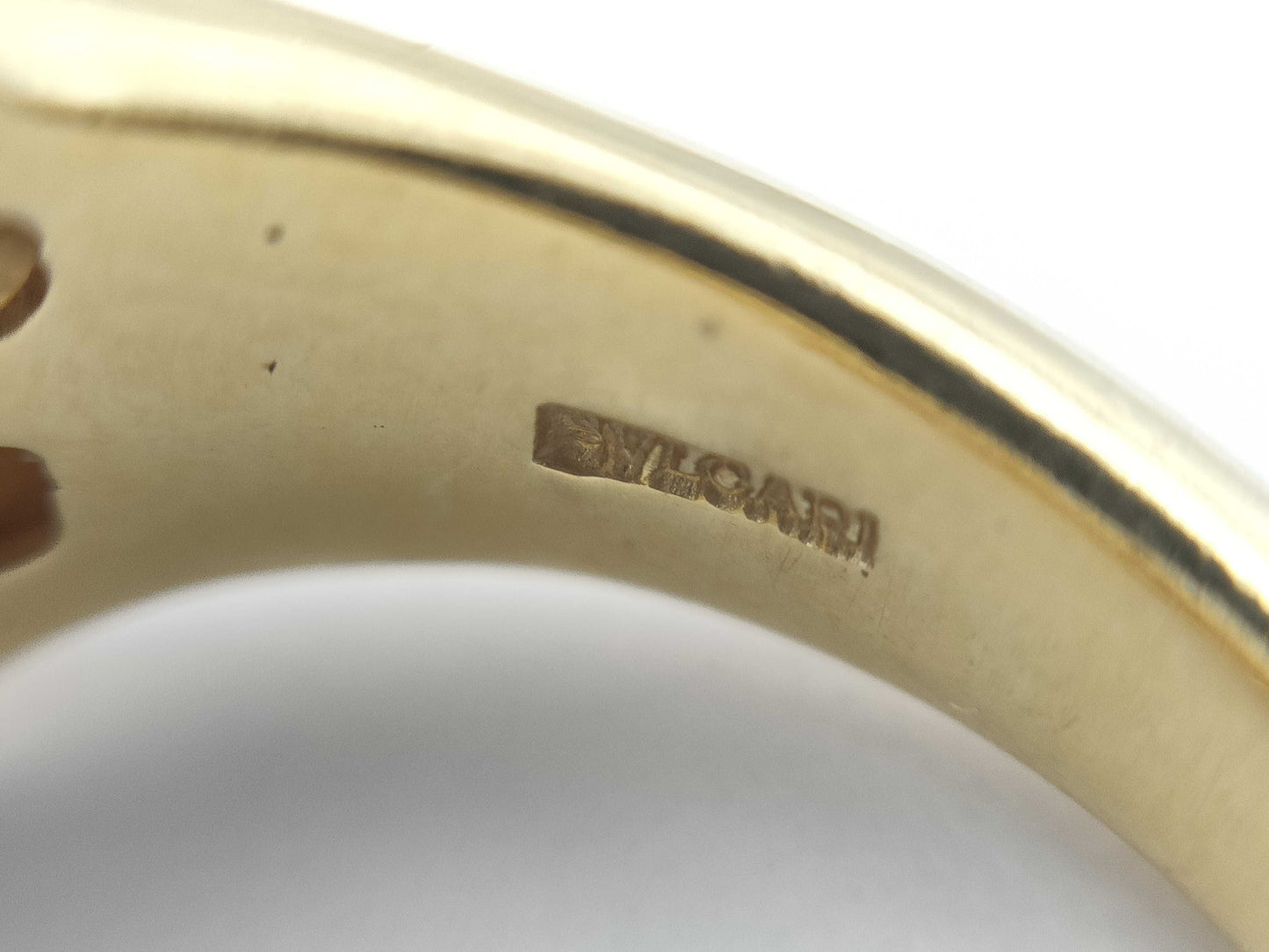 BVLGARI Trica Diamond YG 750 10.6g Ring