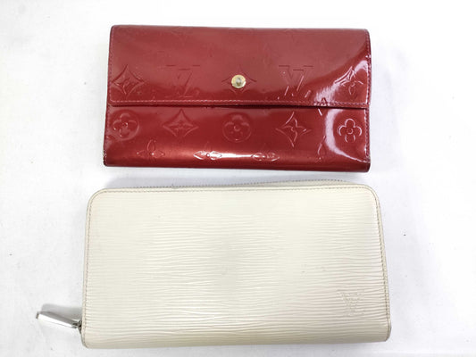 LOUIS VUITTON Epi/Vernis Round Wallet