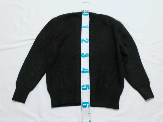 Yves Saint Laurent Knit Cardigan with Stone Buttons