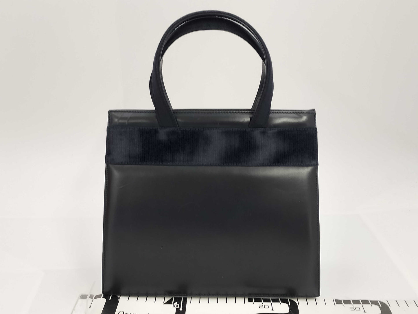 Salvatore Ferragamo Vala Ribbon Leather Handbag