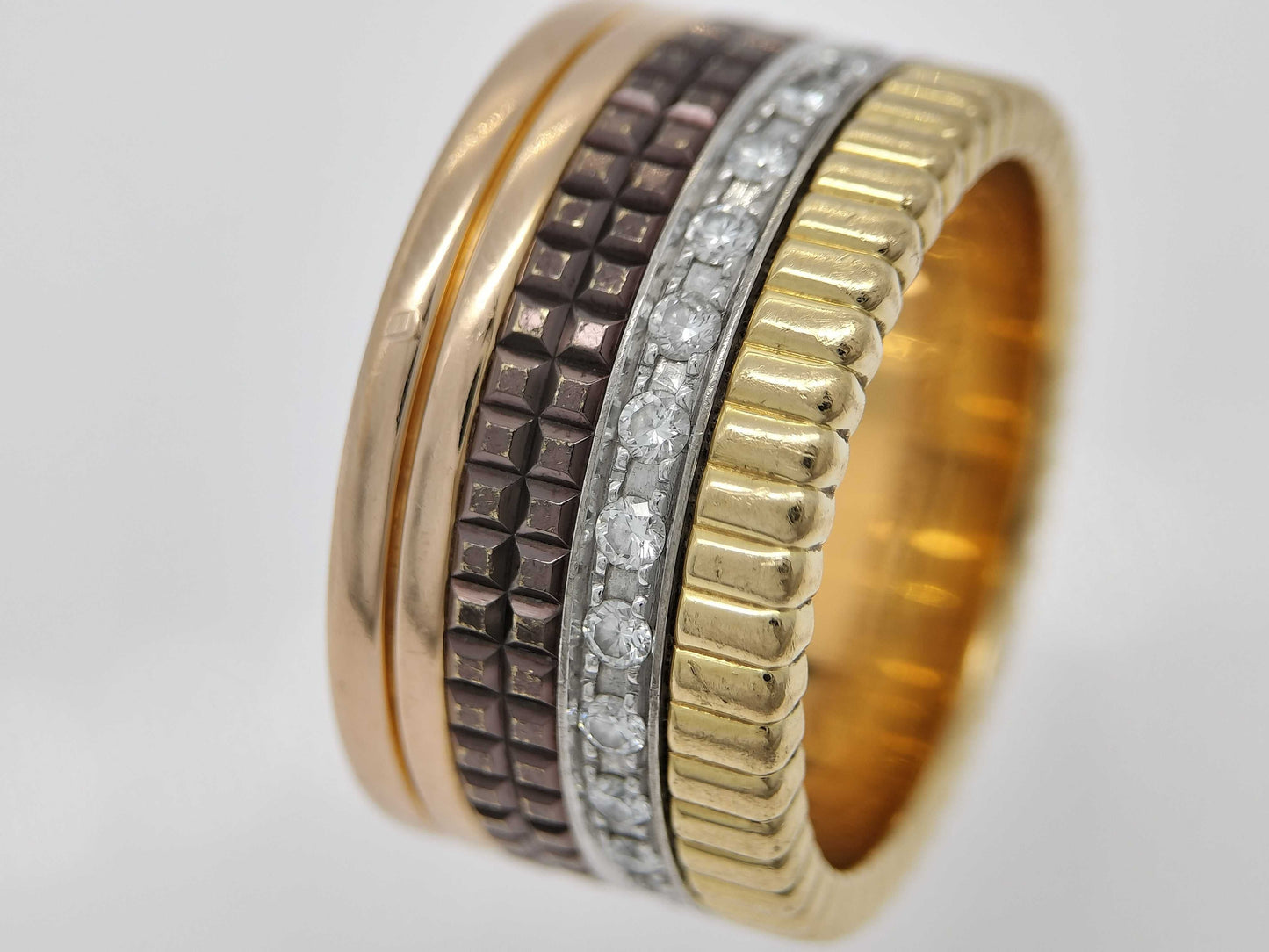 BOUCHERON Quatre Classic Large #54 Diamond 750 18.9g Ring