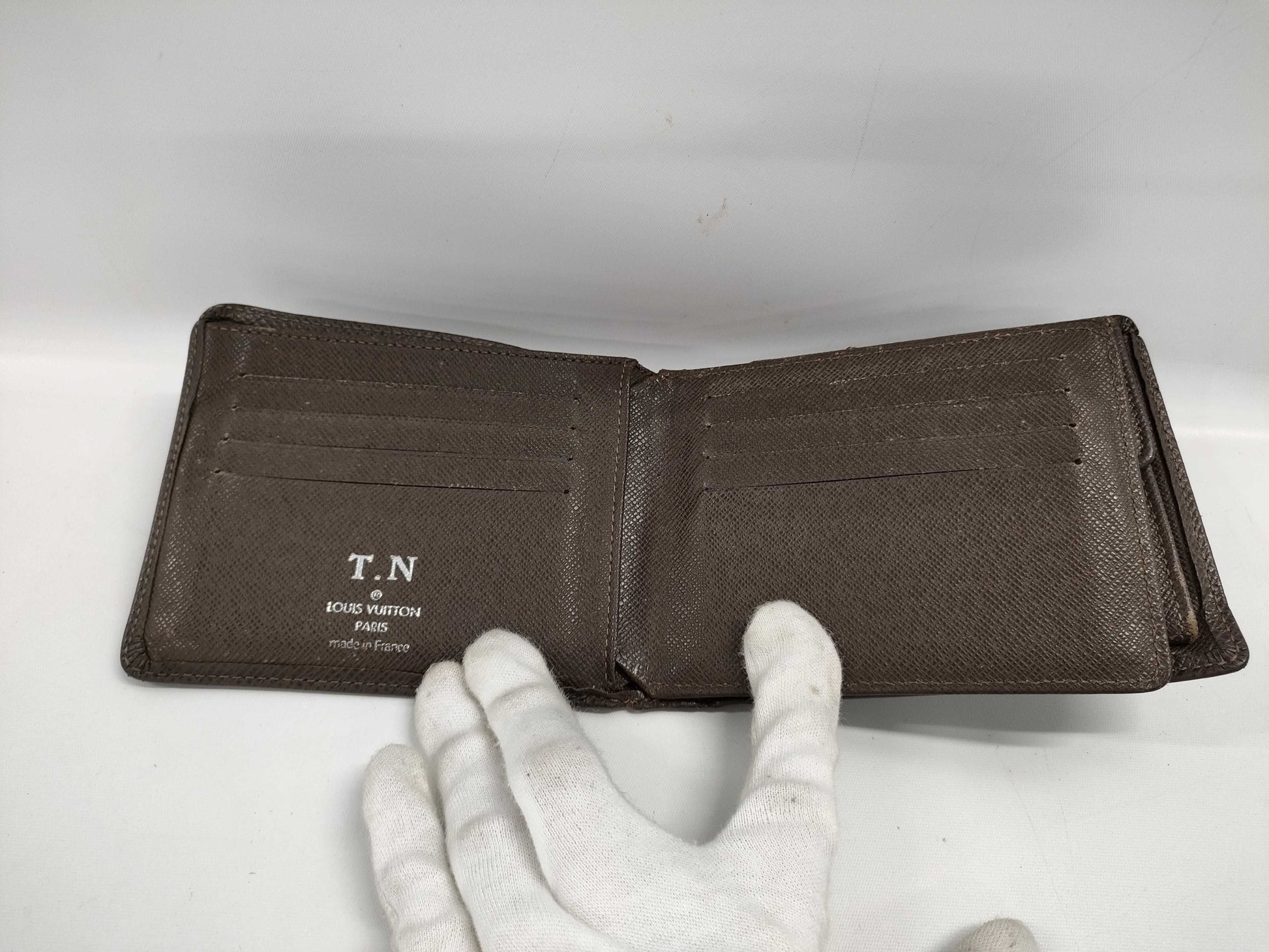 LOUIS VUITTON Taiga M32650 Portefeuille Florin Glacier Wallet