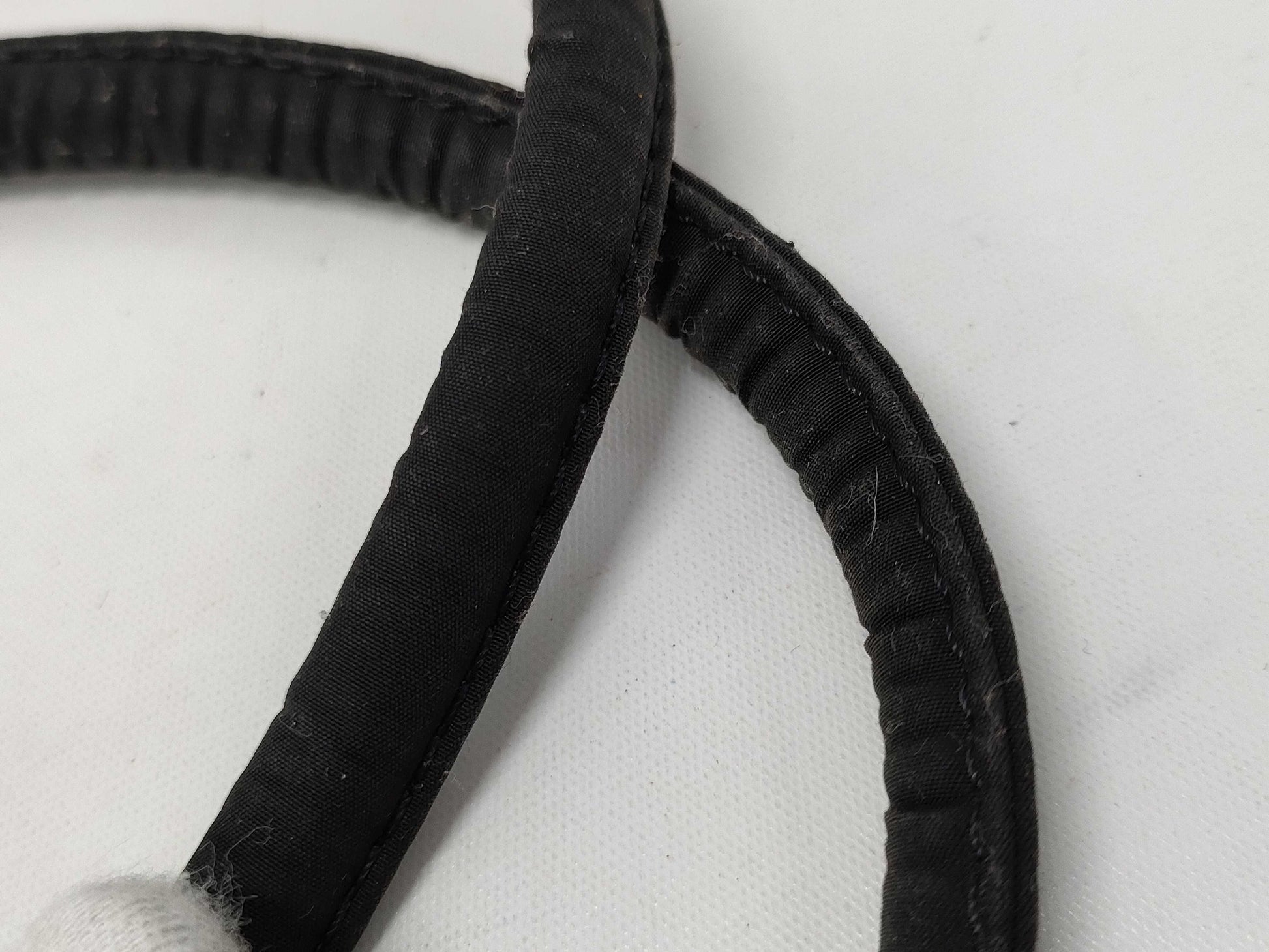 BOTTEGA VENETA nylon handbag with signs of deterioration