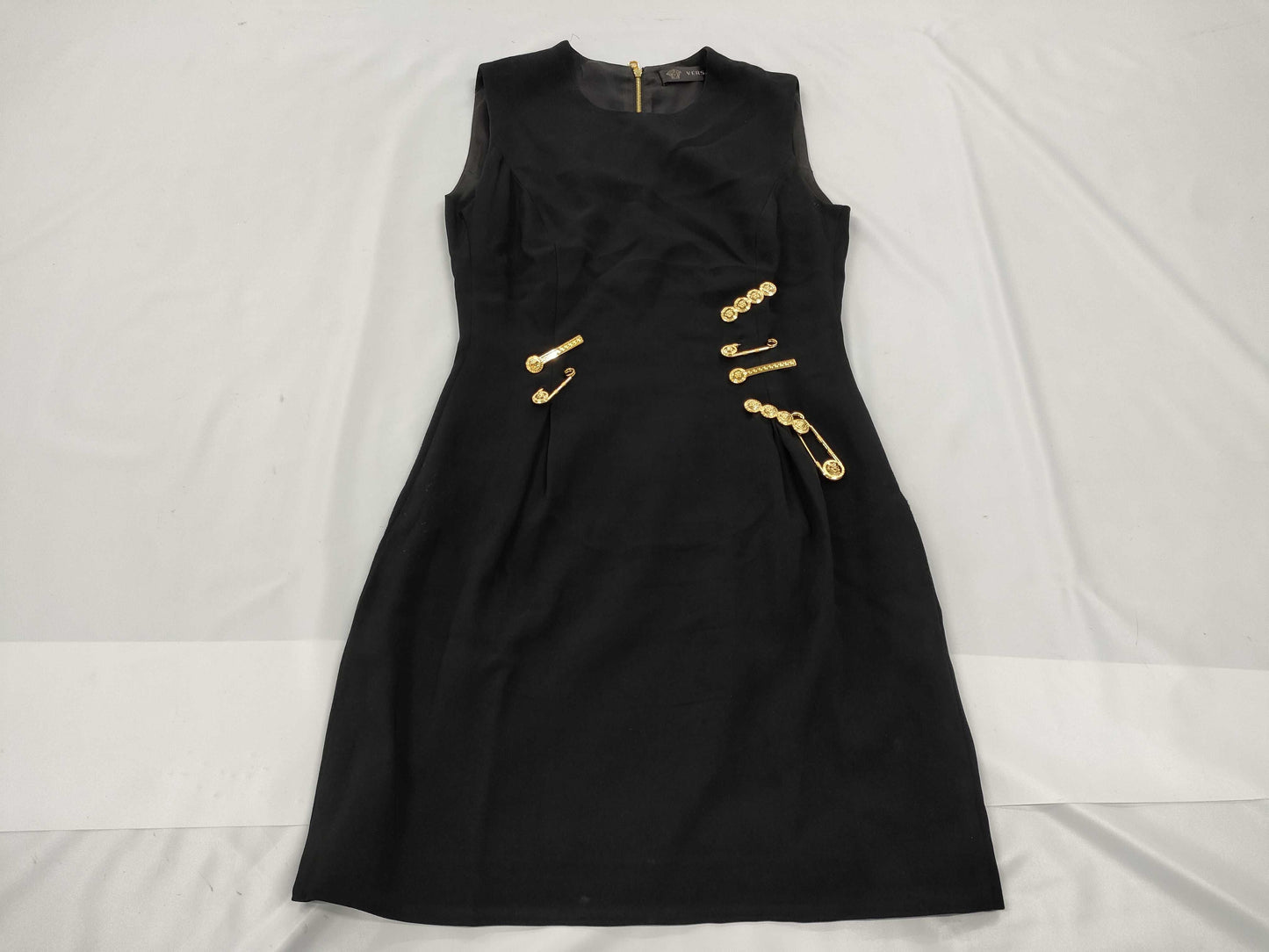 VERSACE Pin Detail Dress Dress