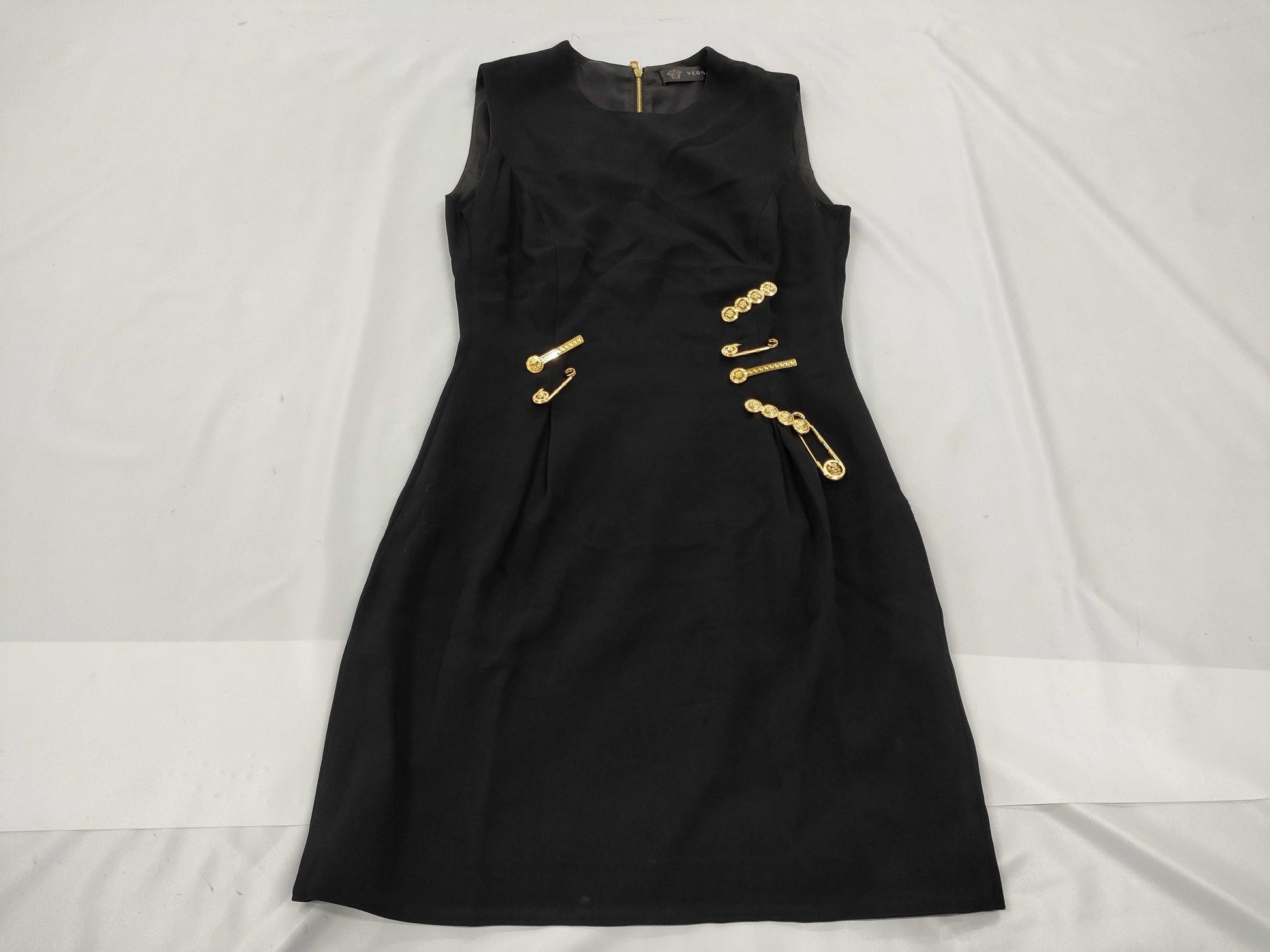 VERSACE Pin Detail Dress Dress