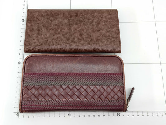BVLGARI Bulgari/Bottega Veneta Long Wallet*2 Wallet