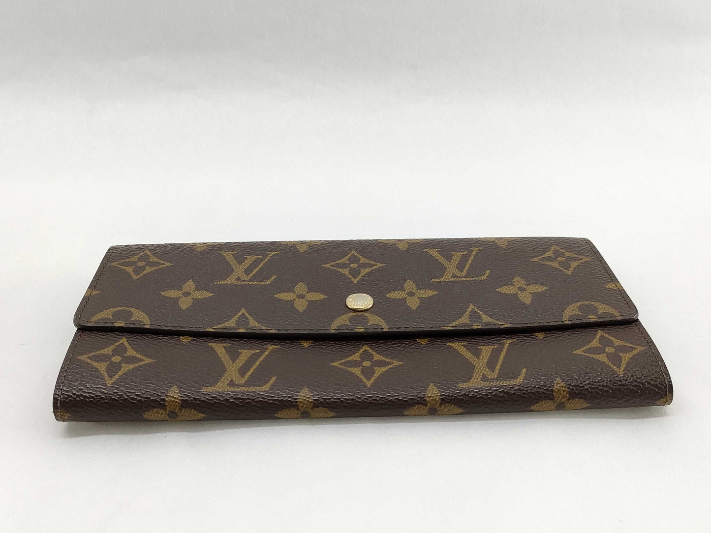 LOUIS VUITTON Monogram M61723 Porte Monnaie Credit Wallet
