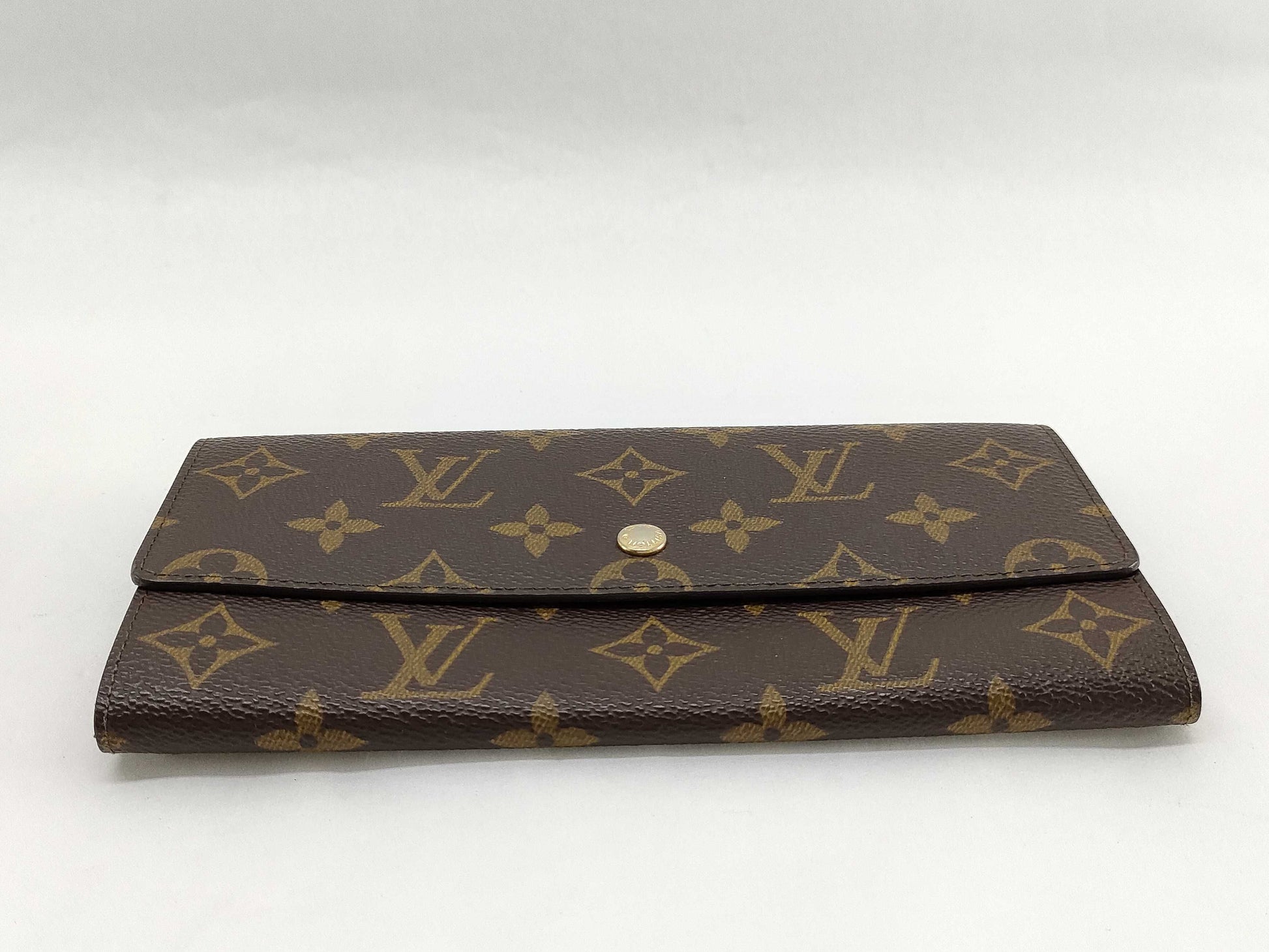 LOUIS VUITTON Monogram M61723 Porte Monnaie Credit Wallet
